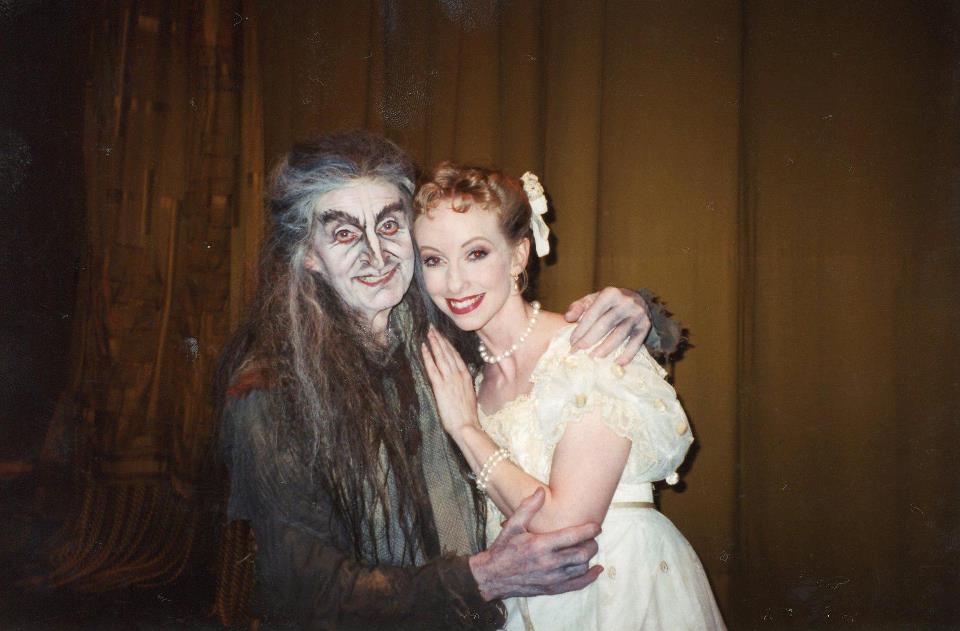 Freddie Franklin as Madge and Rosalie O'Connor as Effie, La Sylphide/ABT. Photographer unknown.