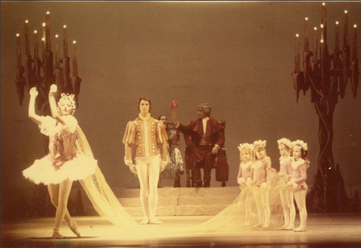 Photo credit: Paulina Miller Seen in my very first Nutcracker, with The New Orleans Ballet in 1974, as a Sugar Plum Fairy page. I am the one with hyper-extended legs, second in from the right, the one who's actually watching the Sugar Plum Fairy, Dawn Russo. The Cavalier is former ABT dancer, Rory Foster.